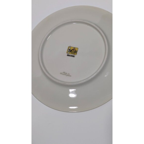 Meito Norleans Rosanne Pink Floral Porcelain Plate Vintage 1940s Occupied Japan - Picture 6 of 7